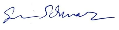 Gerard Schwarz's handwritten signature in blue ink.