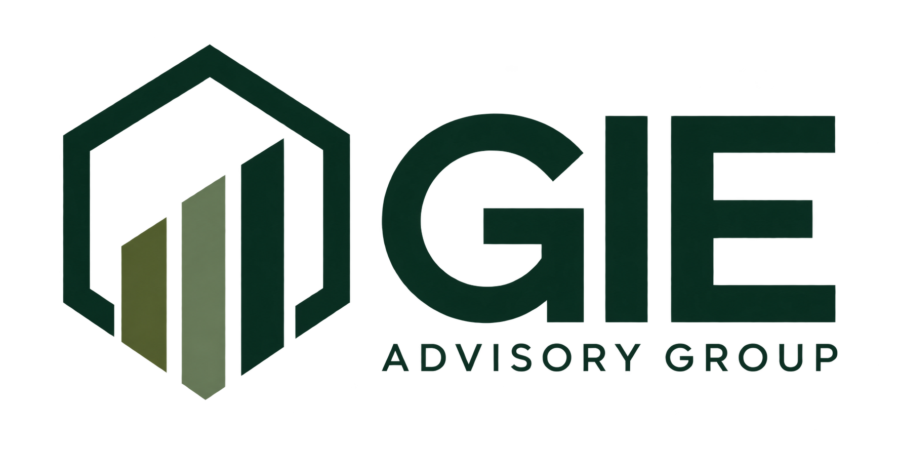Logo of CGE Advisory Group featuring a 3D stylized bar chart inside a hexagon and the text 'CGE Advisory Group'.