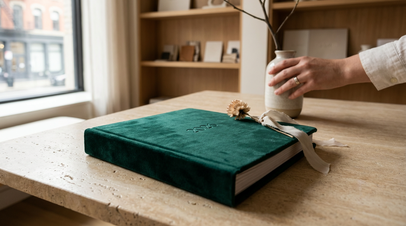 Velvet Memory Book