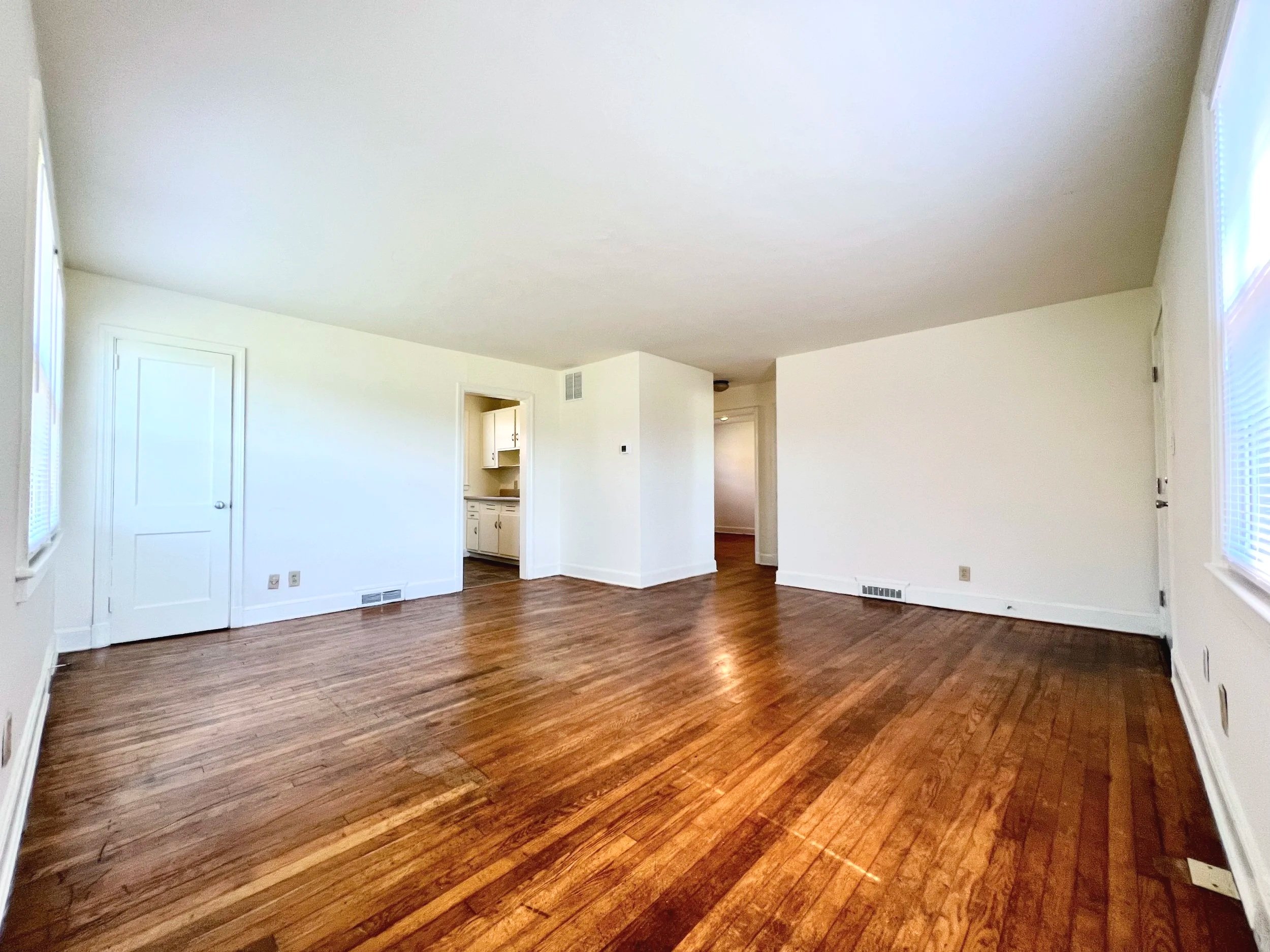 Standard two-bedroom garden — living room