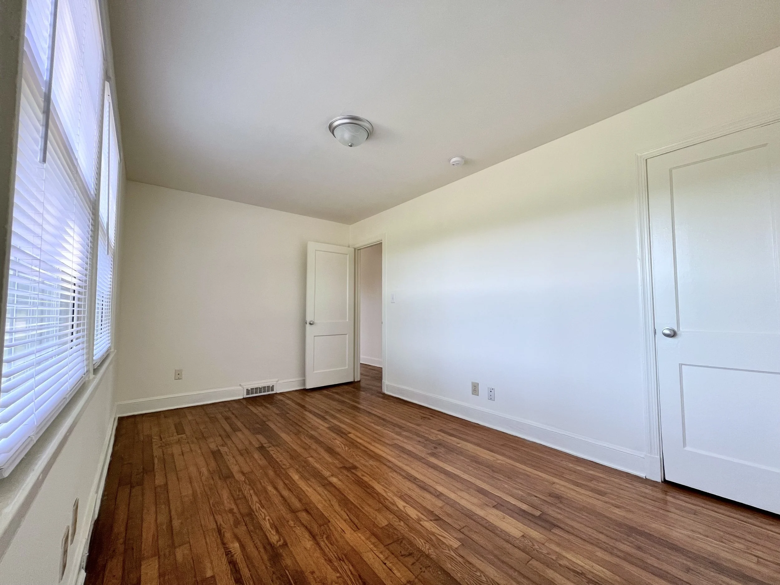 Standard two-bedroom garden — bedroom