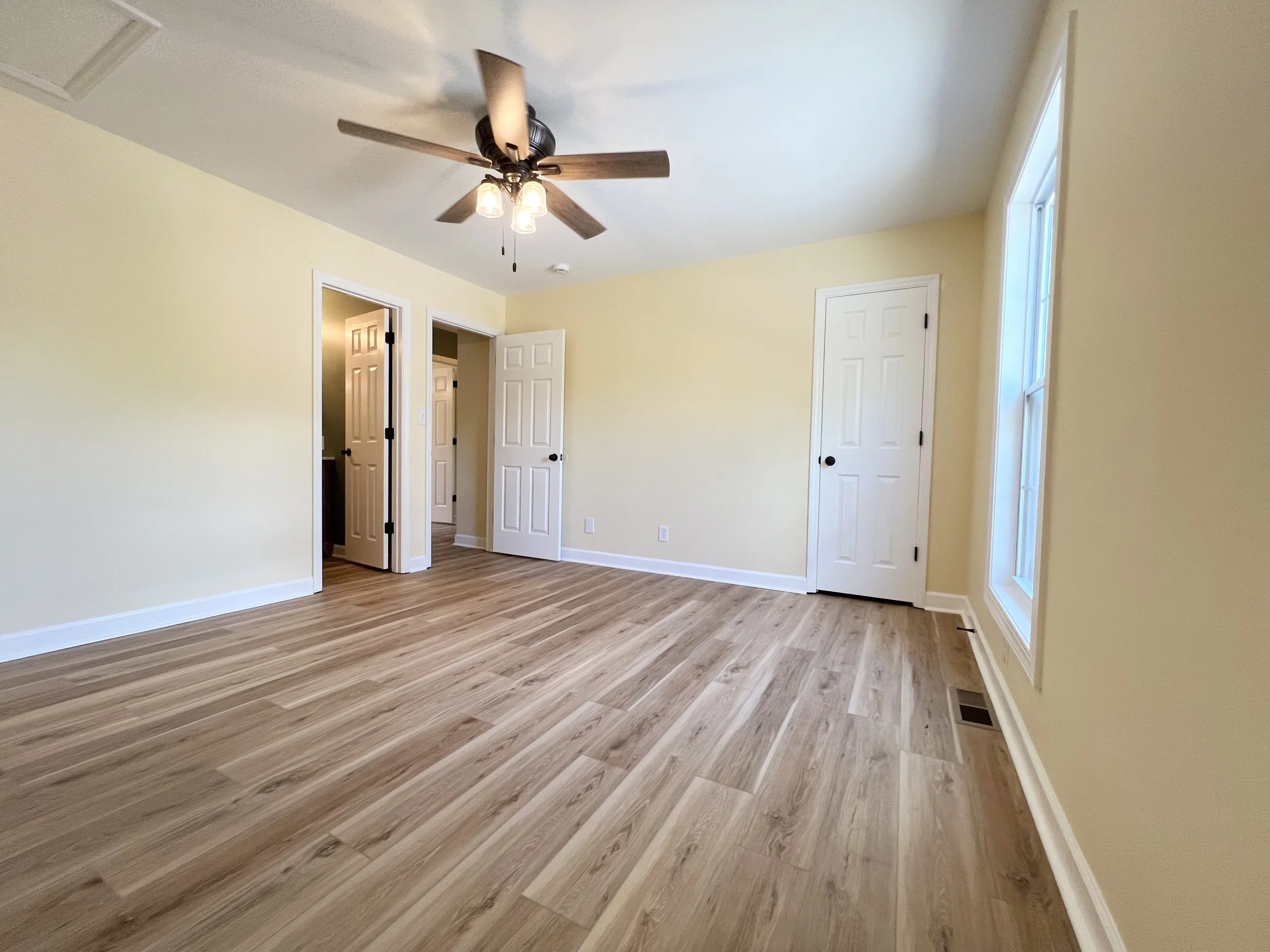 Two-Bedroom Townhome - Primary Bedroom