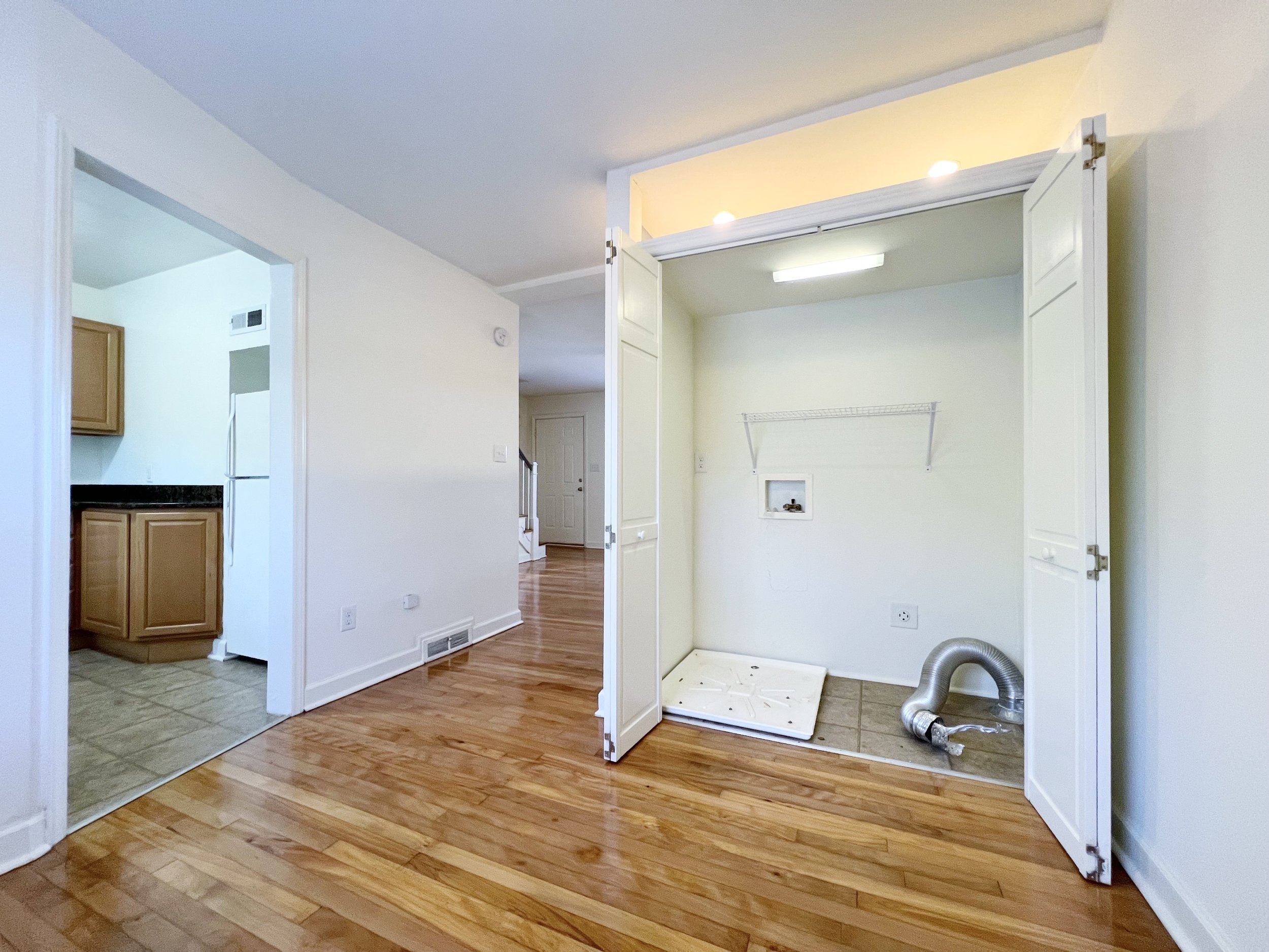 Two-bedroom townhome FULL REMODEL — dining room & laundry hookup
