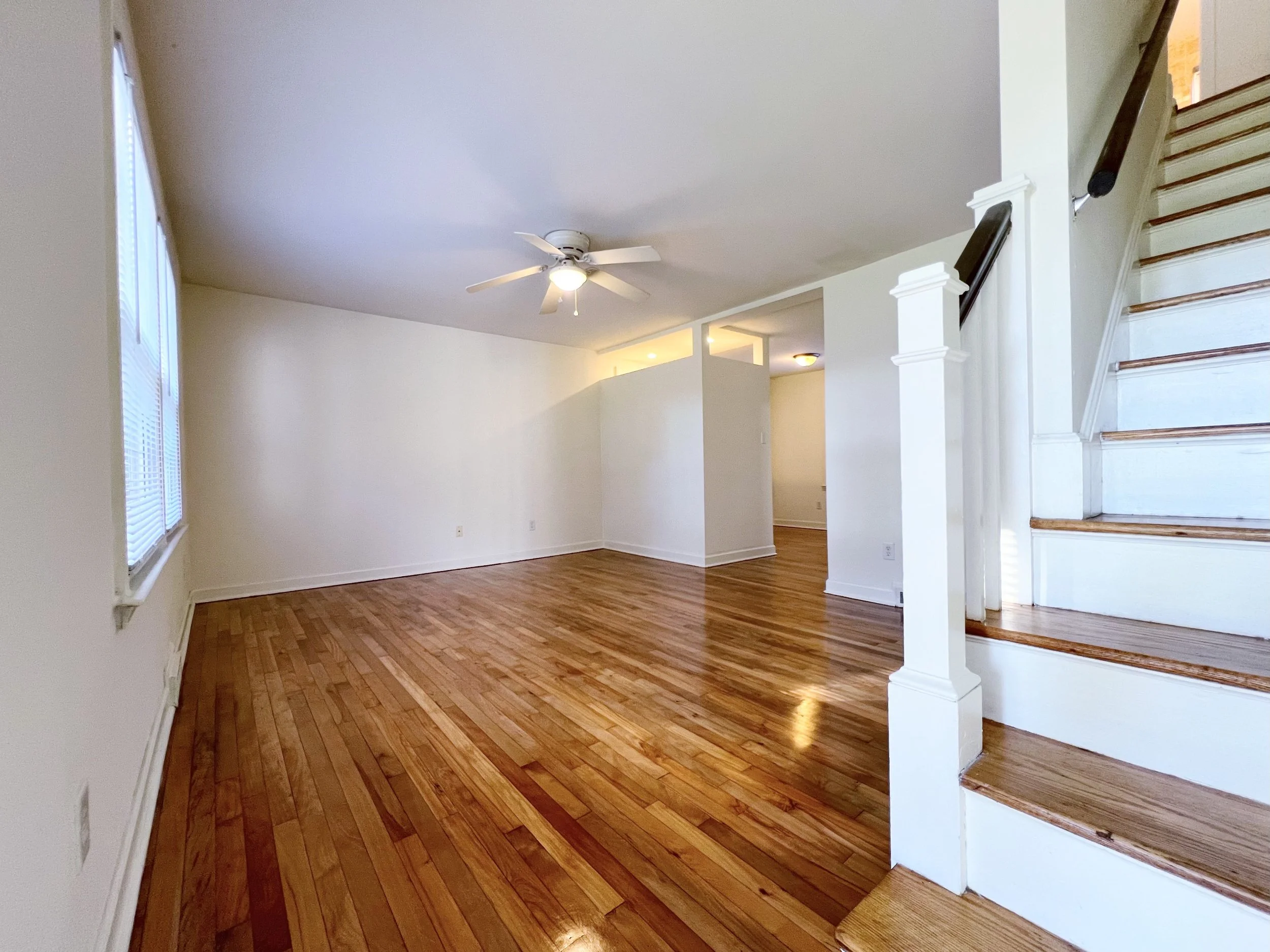 Two-bedroom townhome FULL REMODEL — living room
