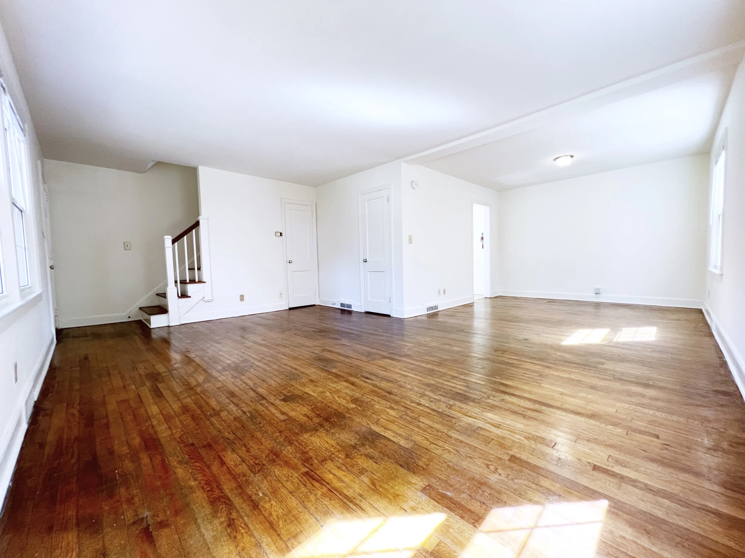 Standard two-bedroom townhome w/ office — living room