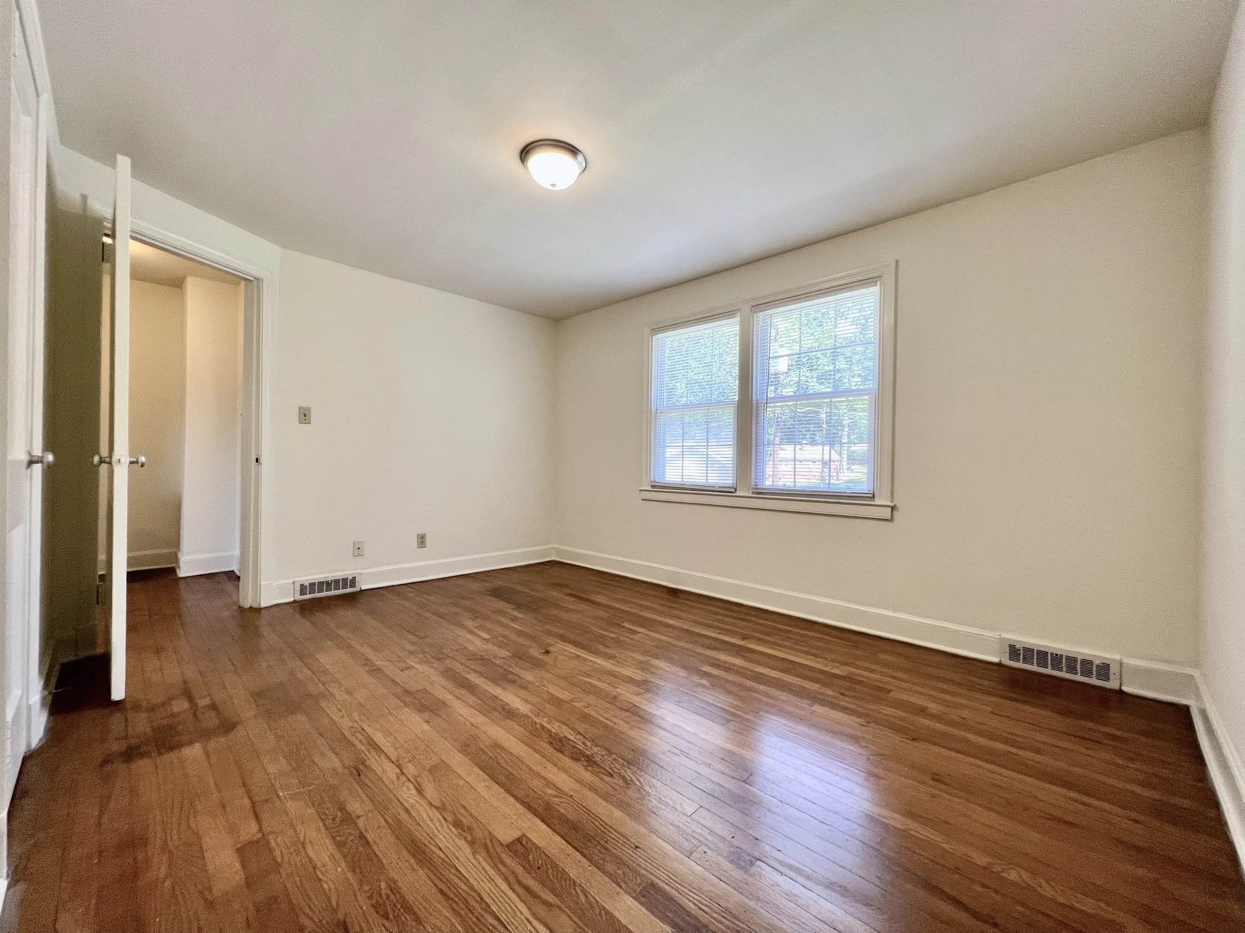 Standard two-bedroom townhome — bedroom