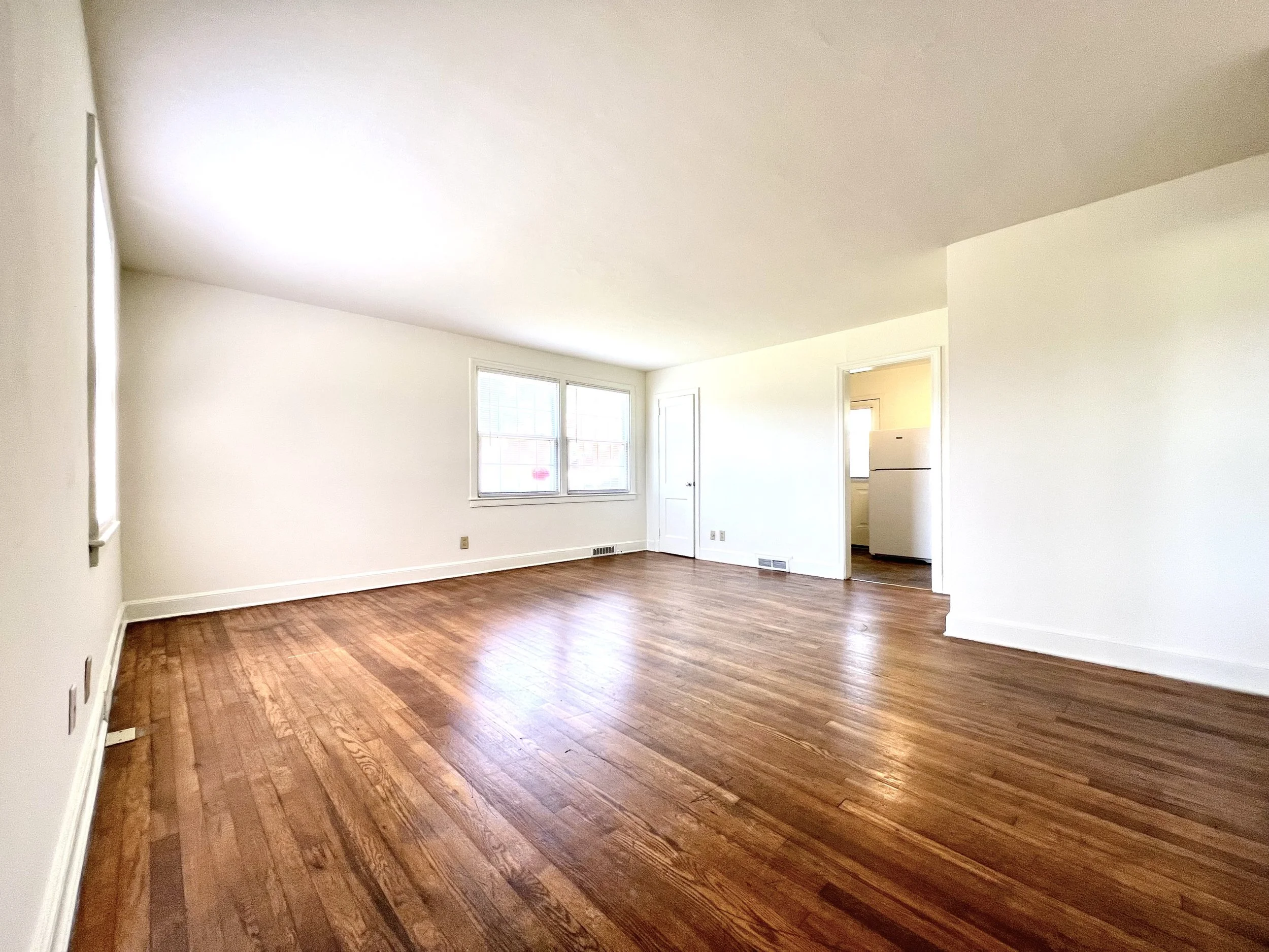 Standard two-bedroom garden — living room