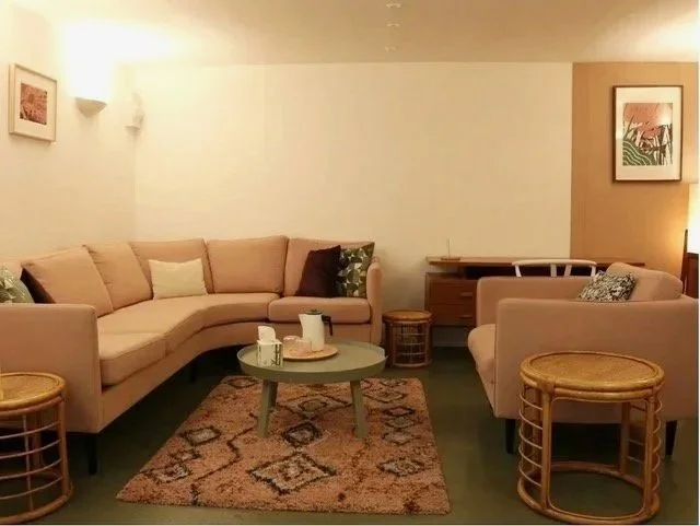 therapy room at Caya in Brixton