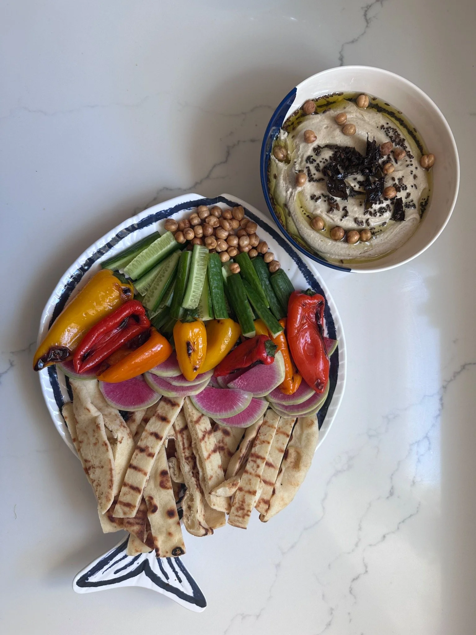 Tandoori Hummus for an Indian BBQ
