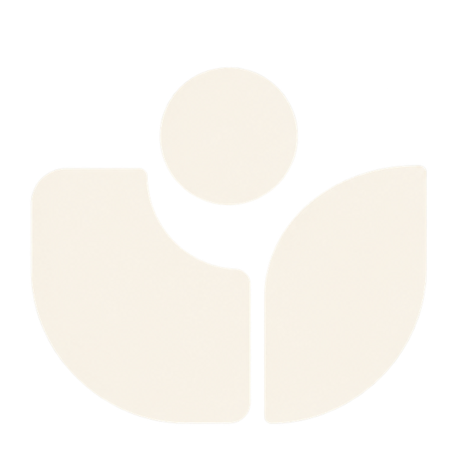 White tulip flower icon with three petals and a rounded bud in the center.