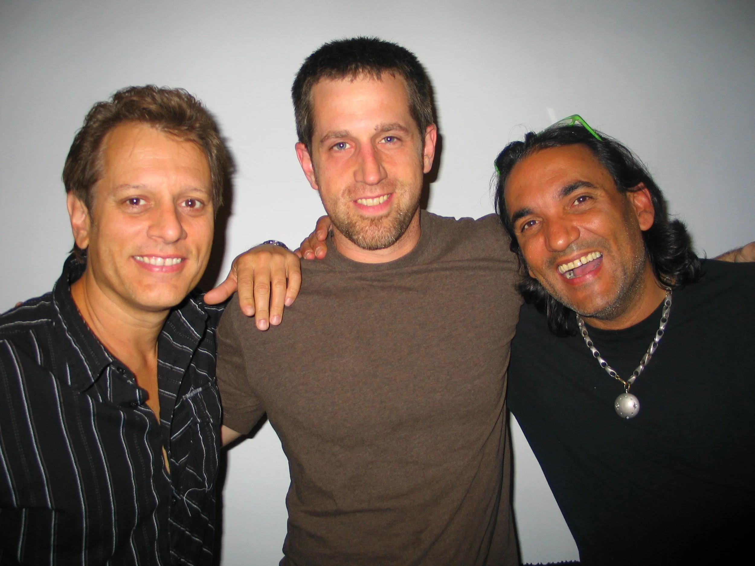 (L/R) Dave Weckl, Steven Orkin, Horacio Hernandez