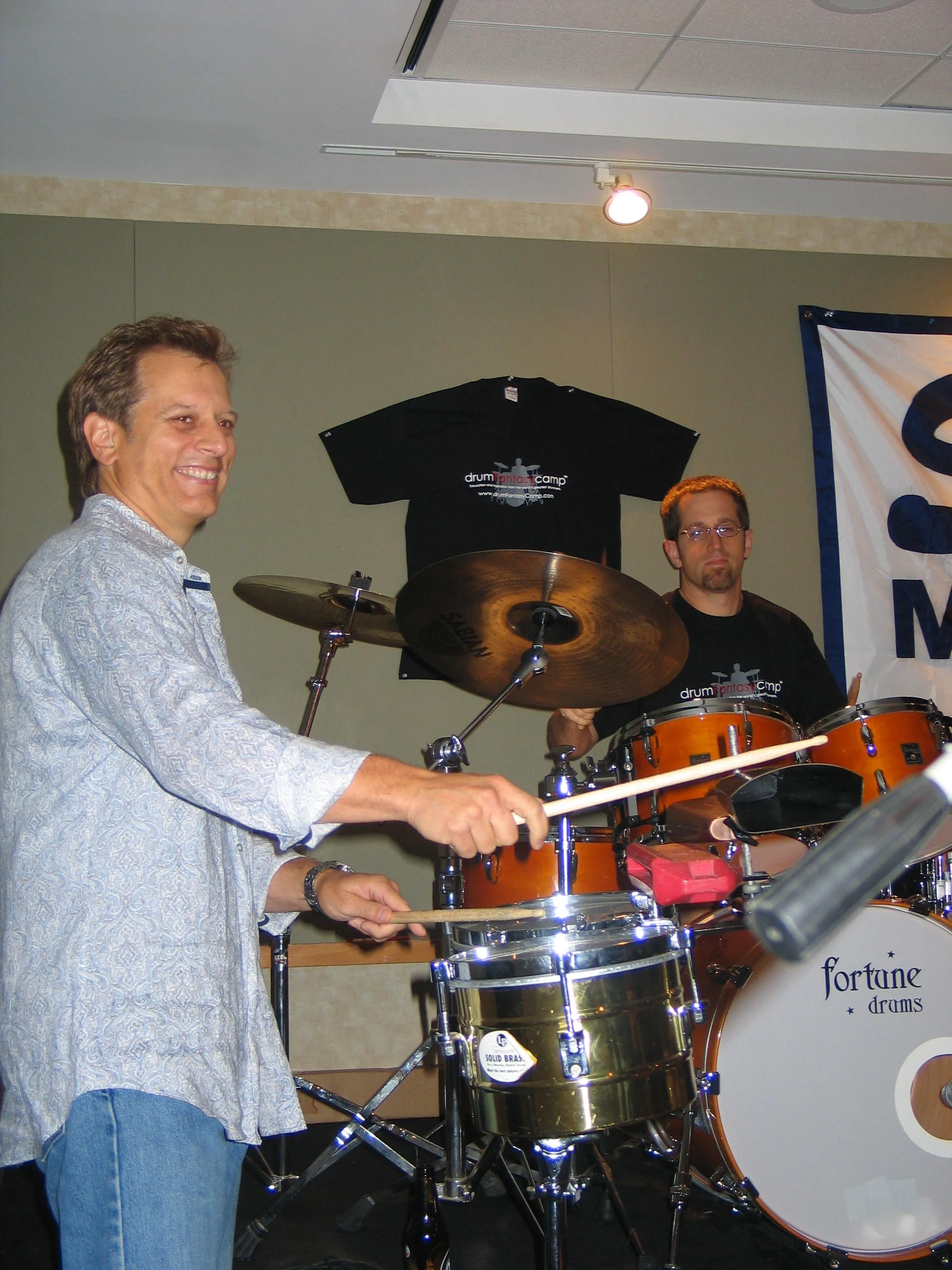 Dave Weckl &a Steve Orkin at Jam Night