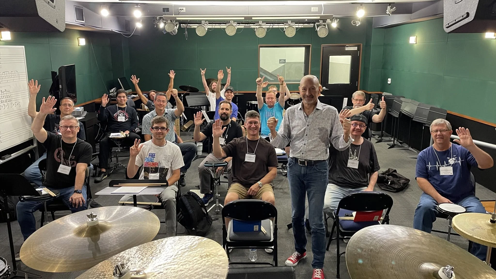 Steve Smith's class at Drum Fantasy Camp.