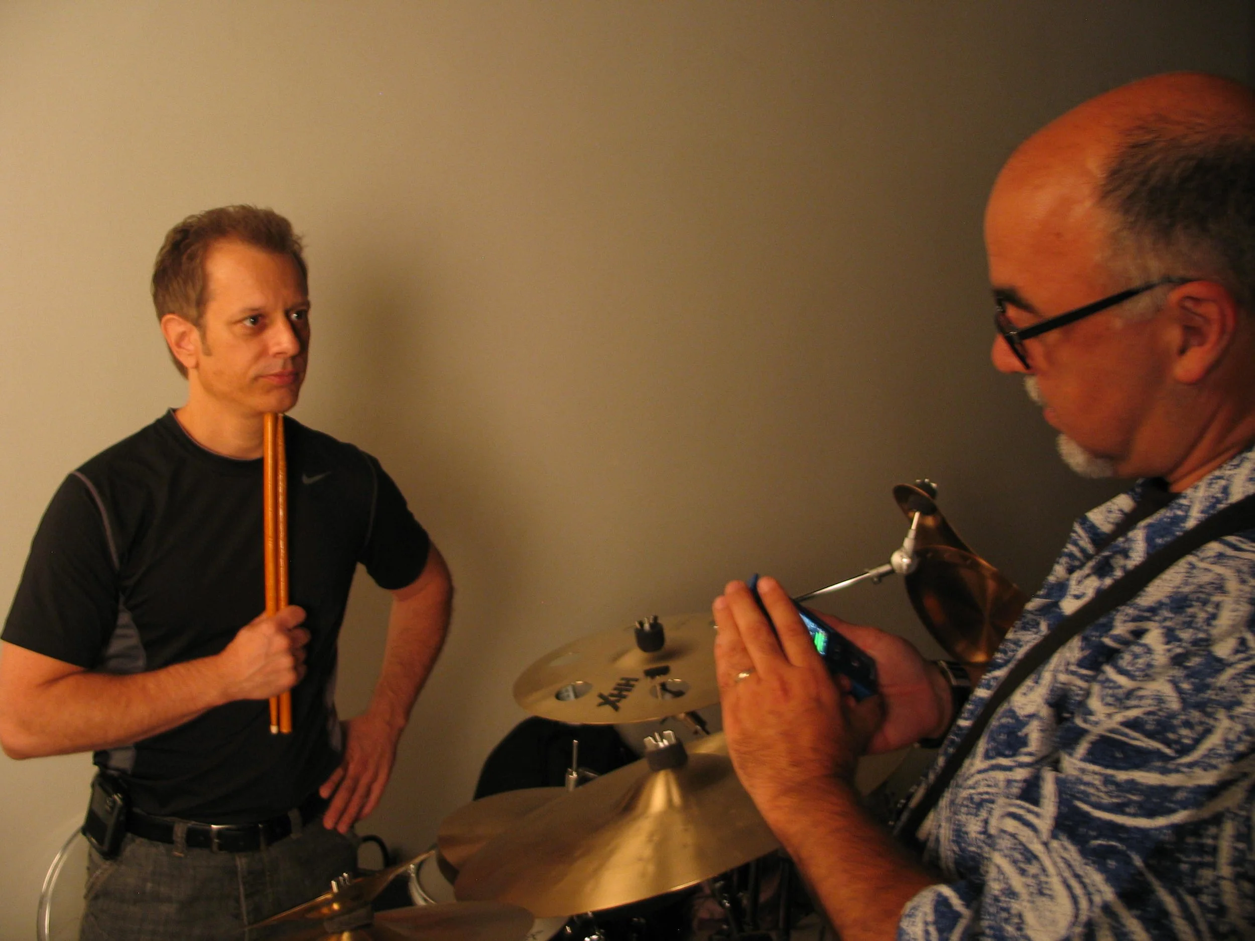 Dave Weckl & Peter Erskine Zoom Photoshoot