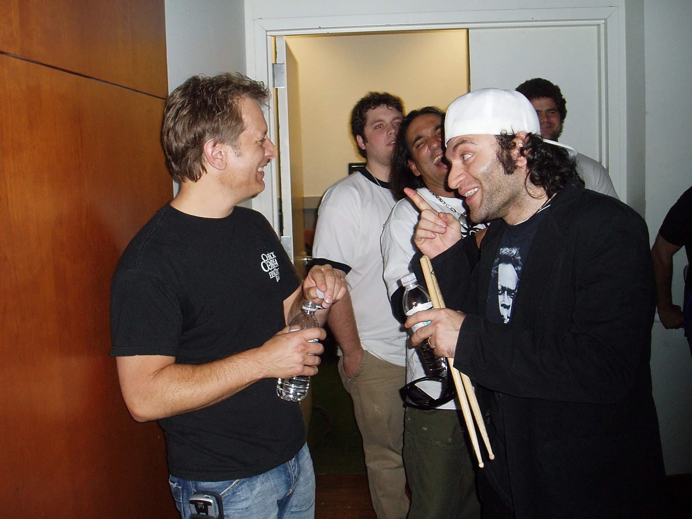 Dave Weckl & an attendee