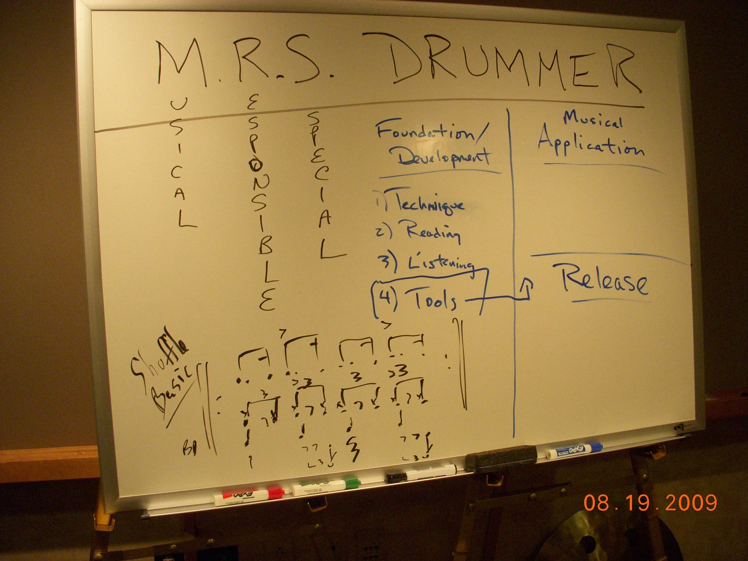 Dave Weckl's class