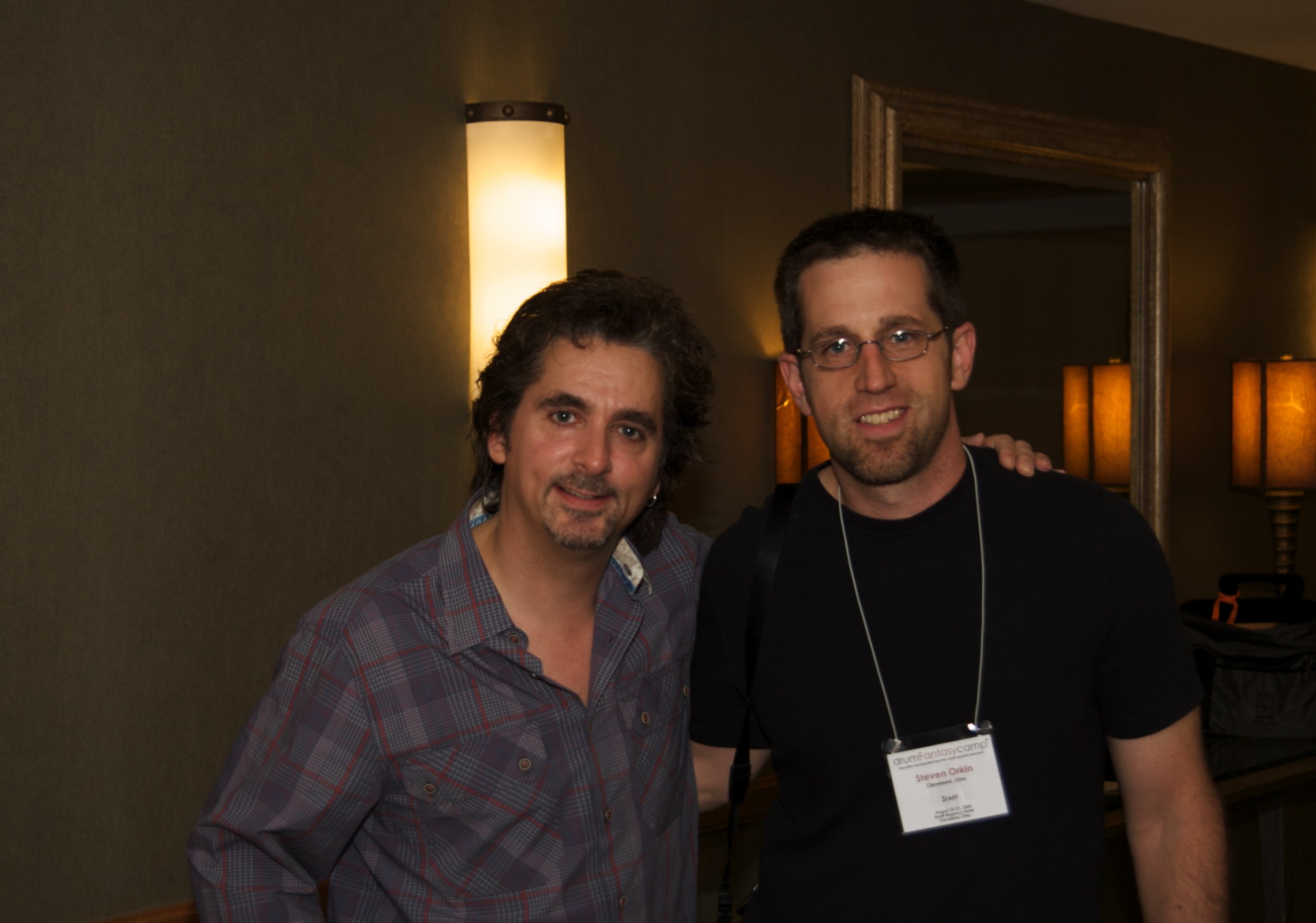 Todd Sucherman & camp director Steven Orkin