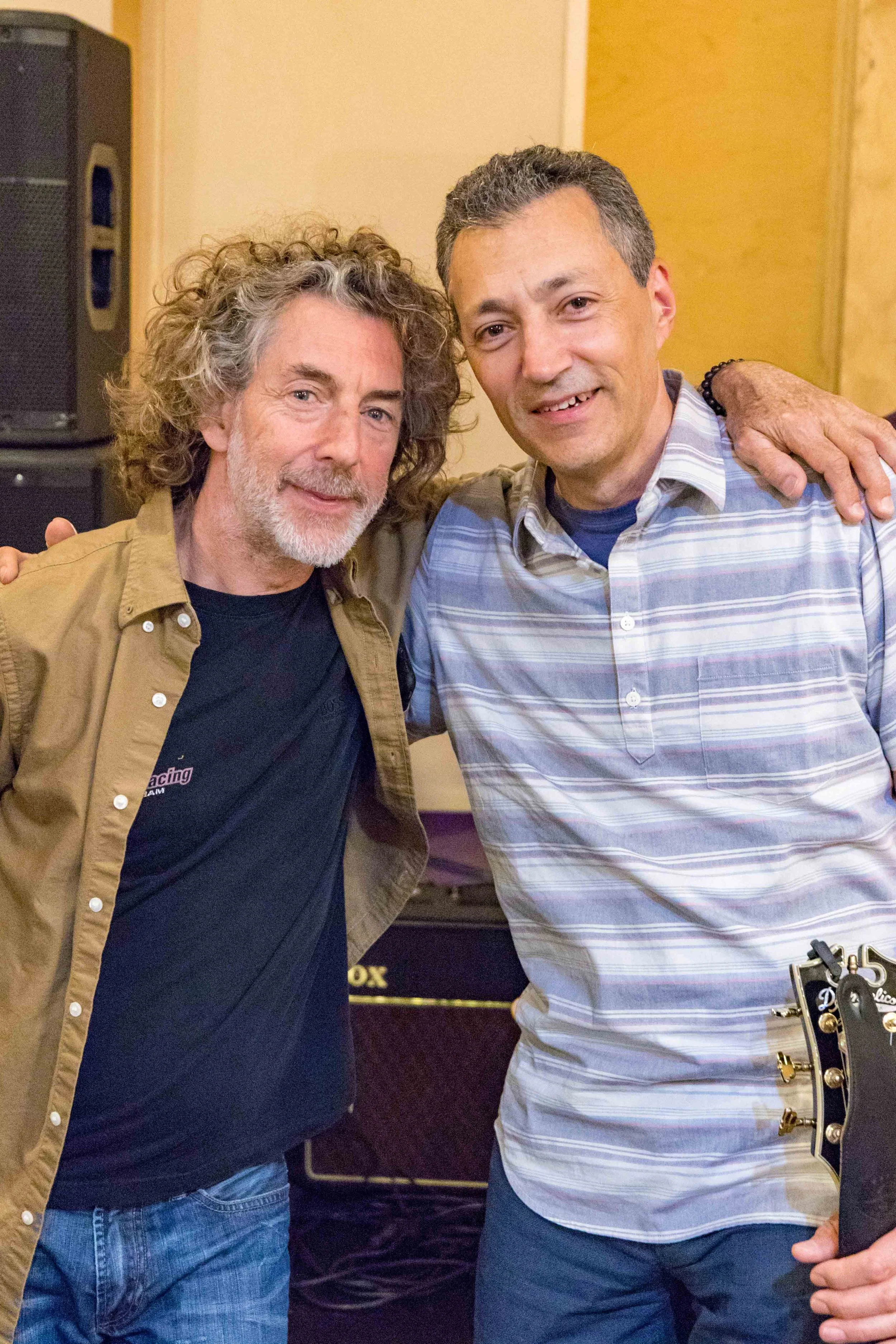 Simon and Vinny Vics Drum Shop Aug 2017.JPG