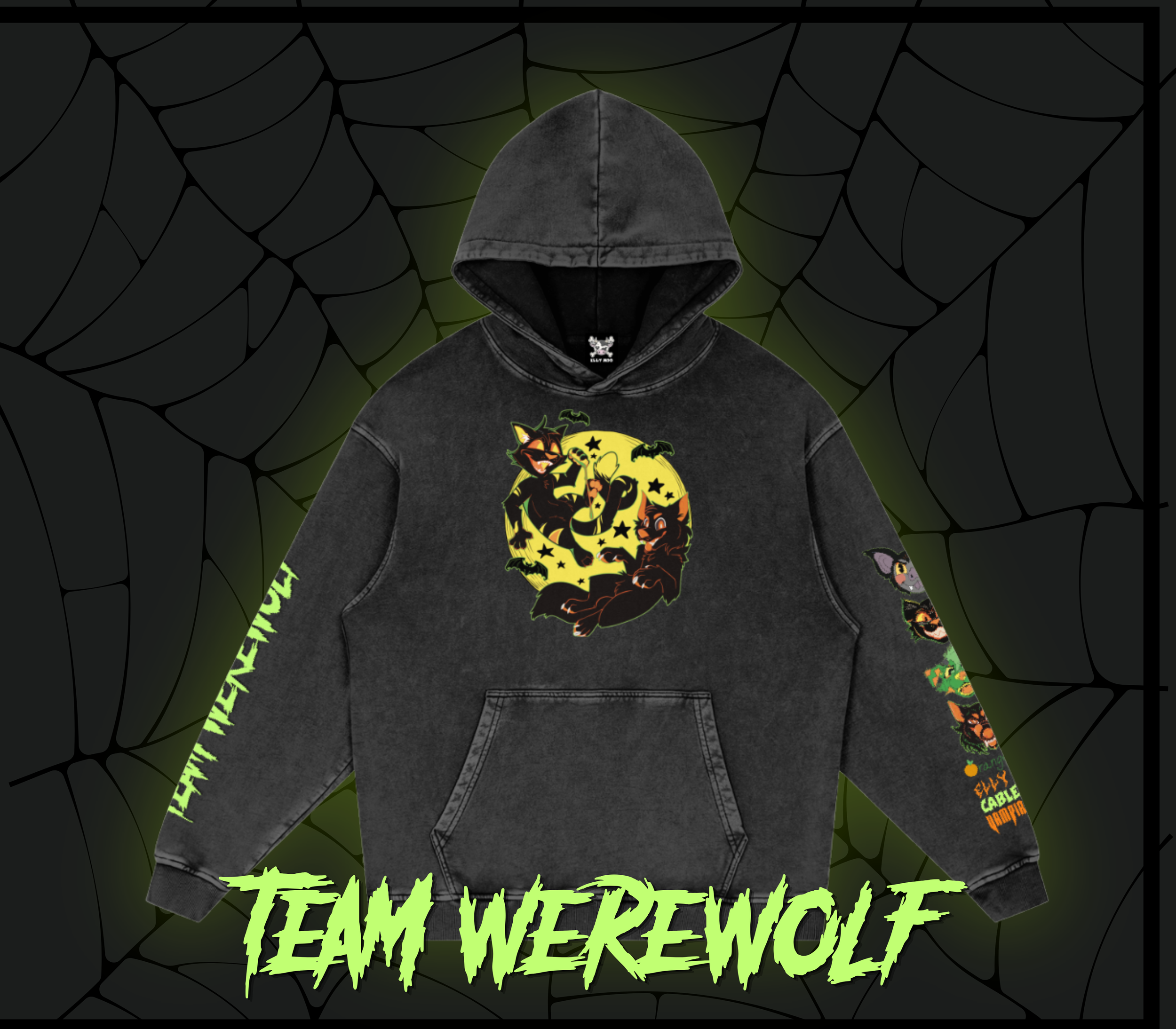 HALLOWEEN COLLAB SWEAT SHIRT | Team Werewolf