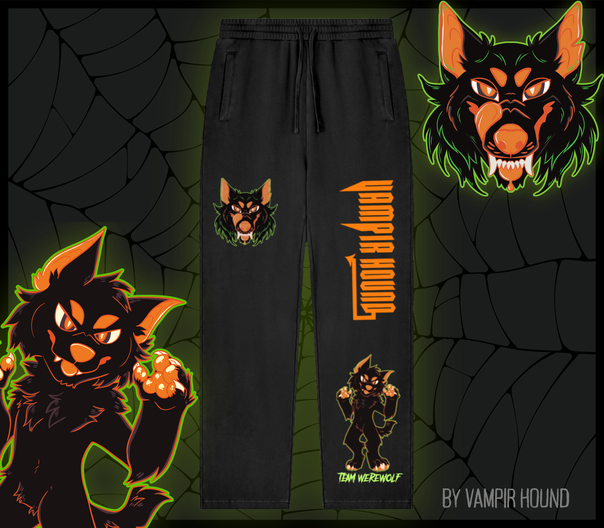 TEAM WEREWOLF Vintage Wash Sweatpants