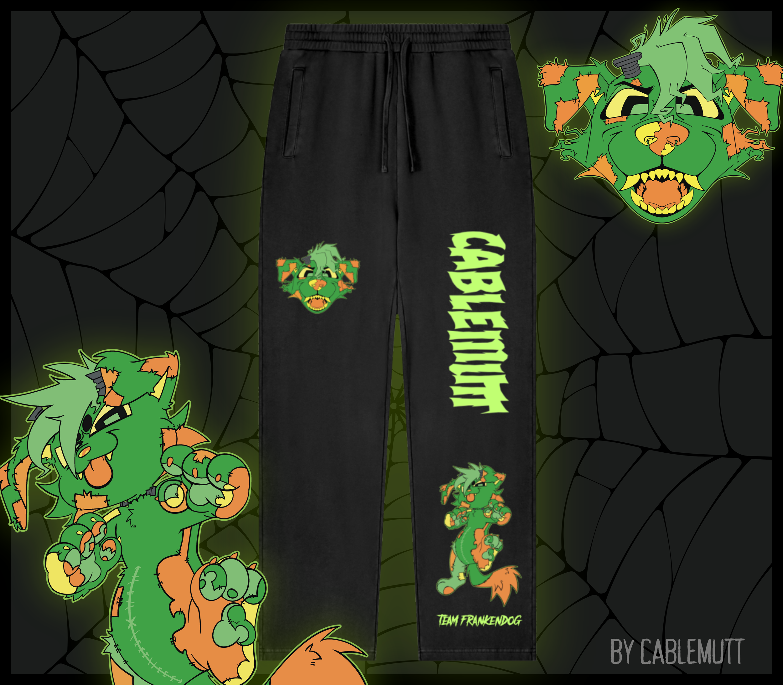 TEAM FRANKEN DOG Vintage Wash Sweatpants