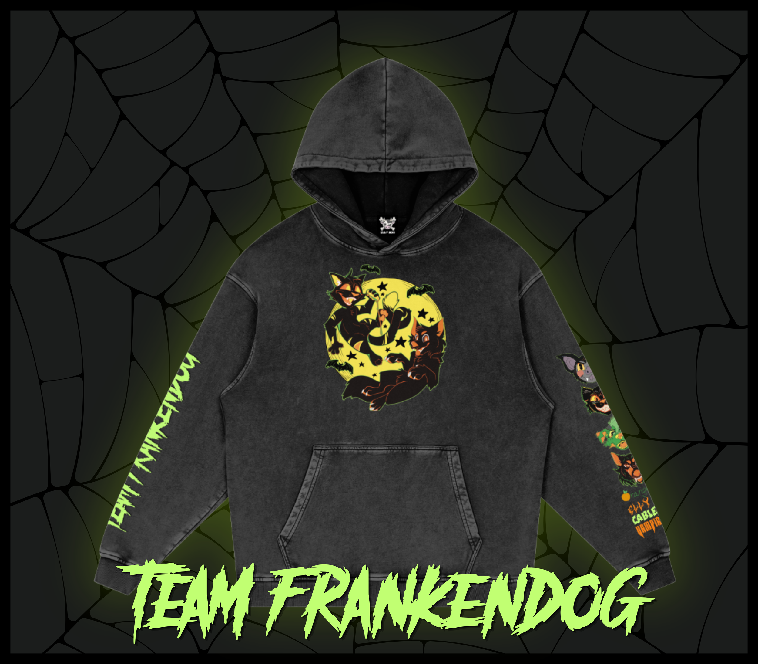 HALLOWEEN COLLAB SWEAT SHIRT | Team Franken Dog