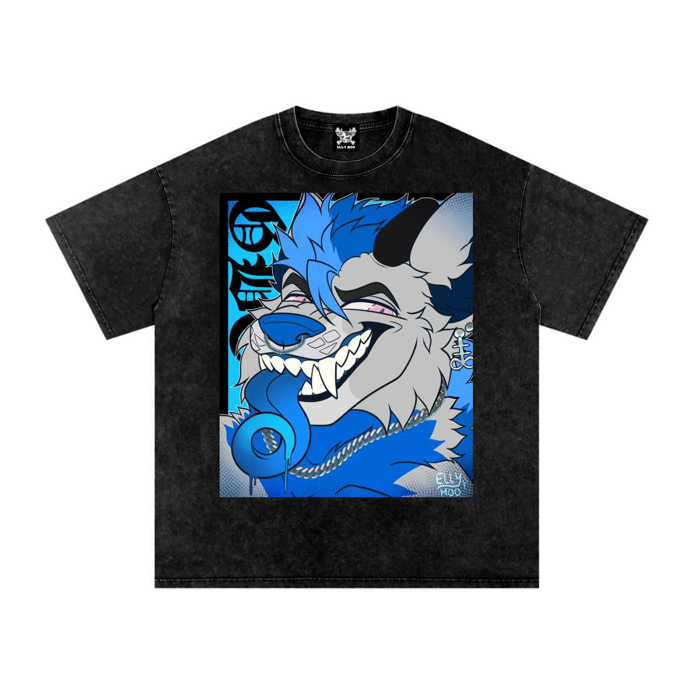FULL Color FURSONA T SHIRT (ABYSS BASE)