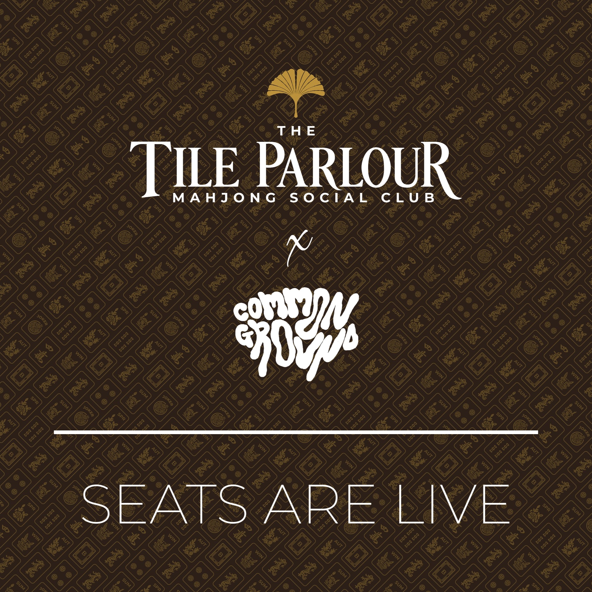 Our early-access guests have begun taking their places. Now, the remaining chairs are open.

Join us at @commonground.ms on November 8 from 10:00 a.m. to 12:00 p.m. for a thoughtfully hosted morning of open mahjong play.

Reserve your seat at TheTile