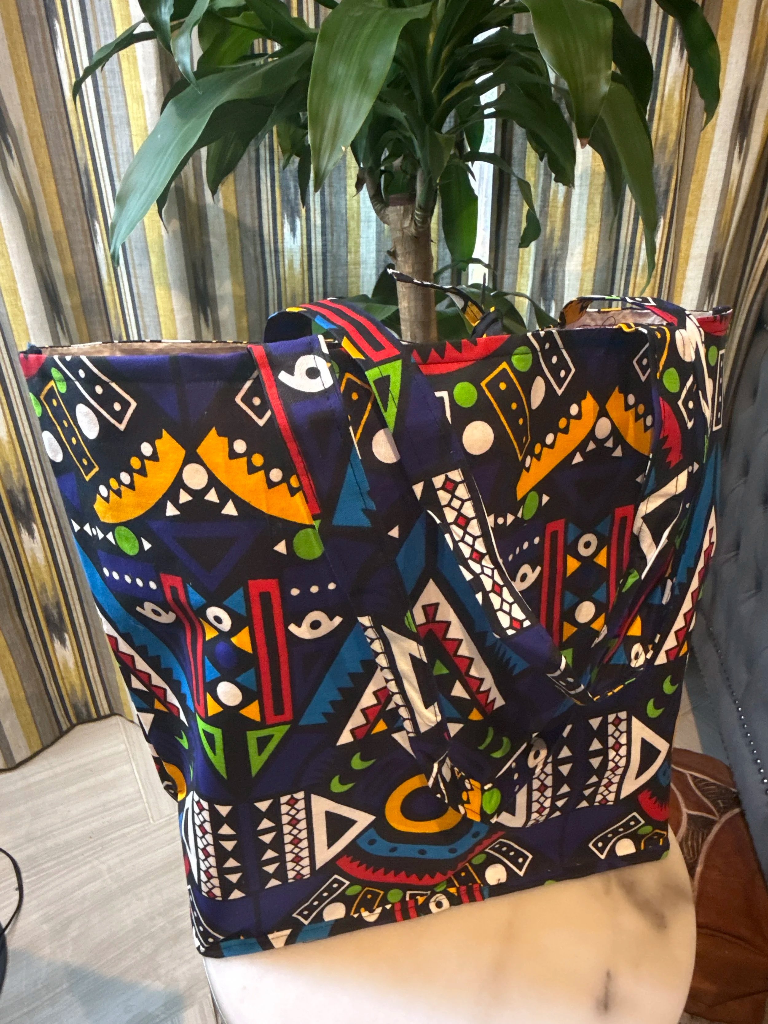 Handmade Ankara Print Bag