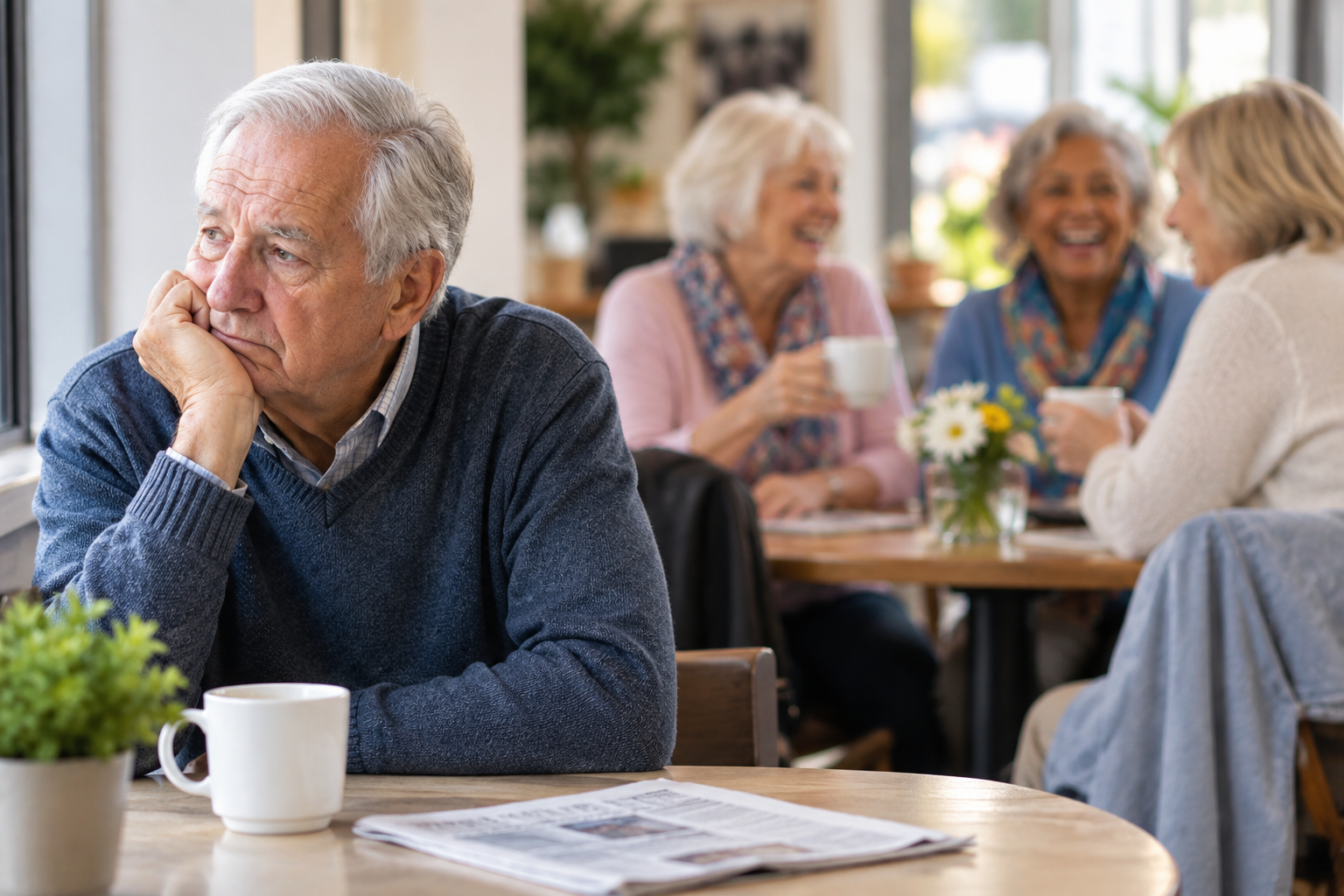 Did You Know? Older Men are Lonelier than Older  Women
