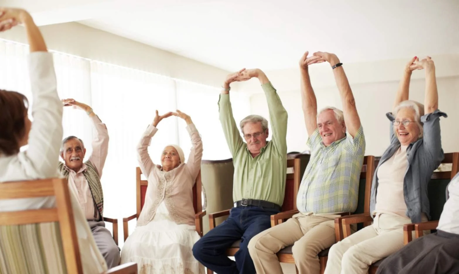 1. Start the Morning With Gentle Chair Stretches
