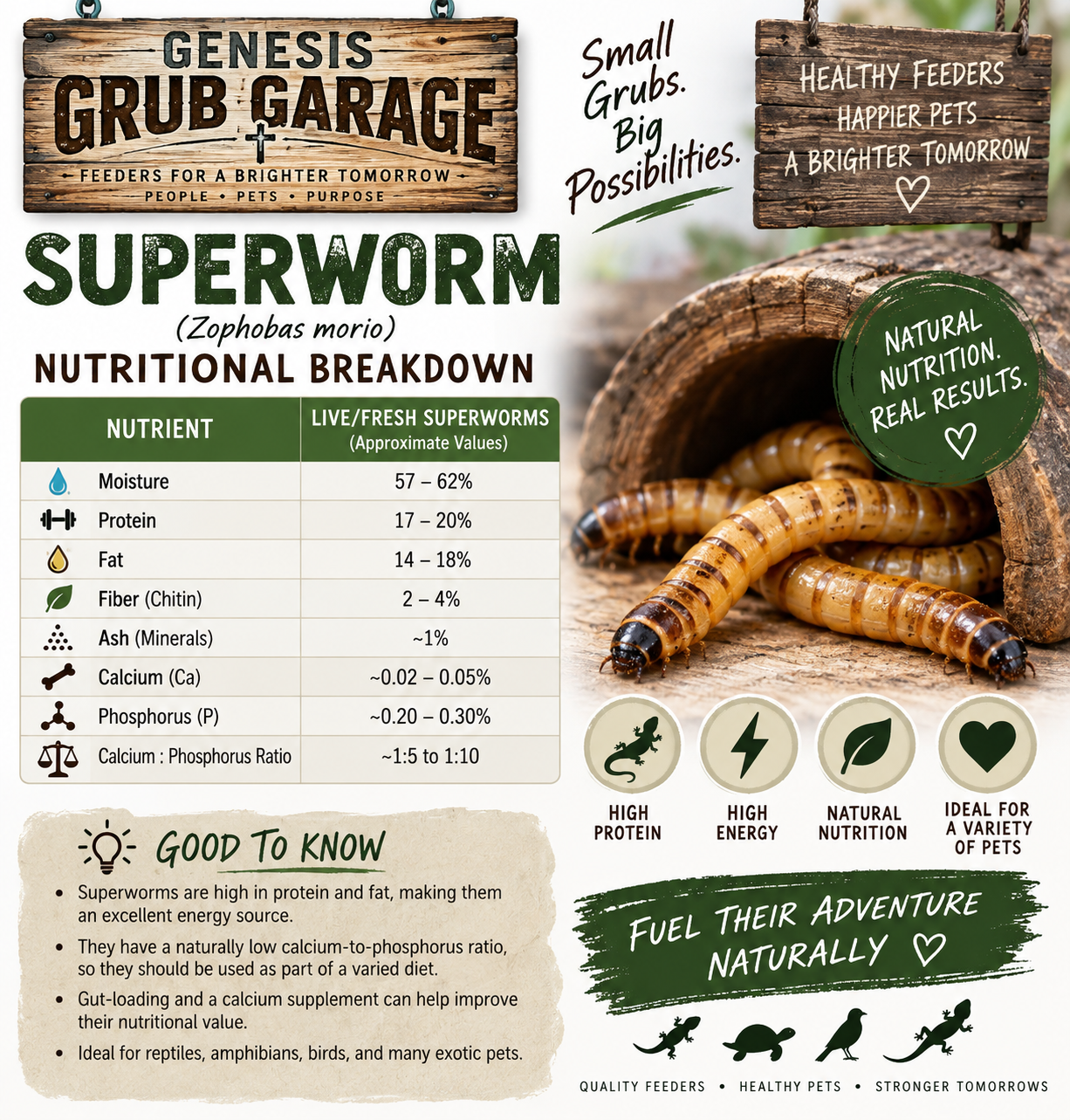 Genesis Grub Garage Superworms