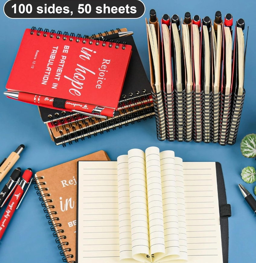 Inspiration Prayer Notebooks with Attached Pen
