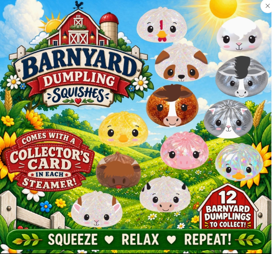 Barnyard Dumpling Squishies Collection
