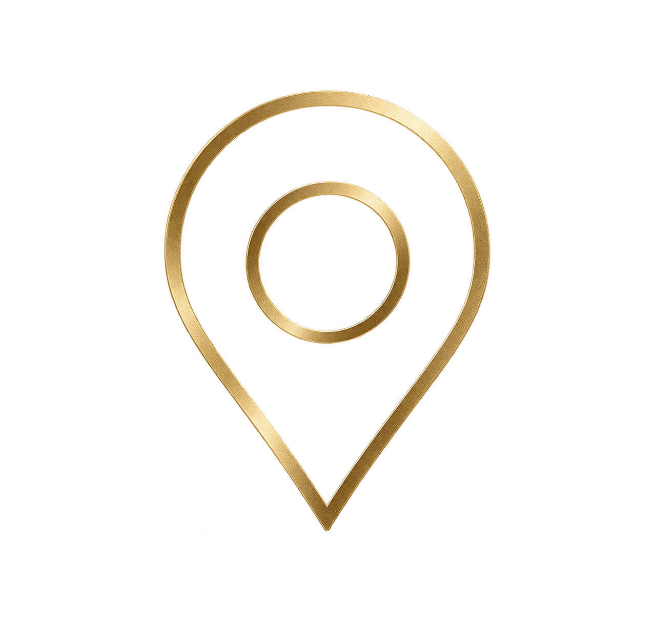 Gold location pin icon.