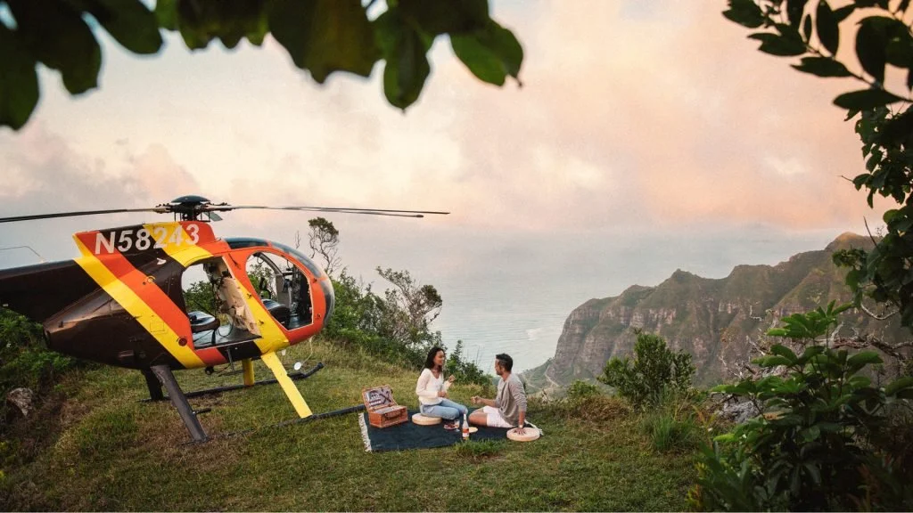 Turtle Bay Resort - picnic with helicopter.jpg