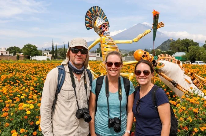 Day of the dead in Atlixco and monumental catrinas