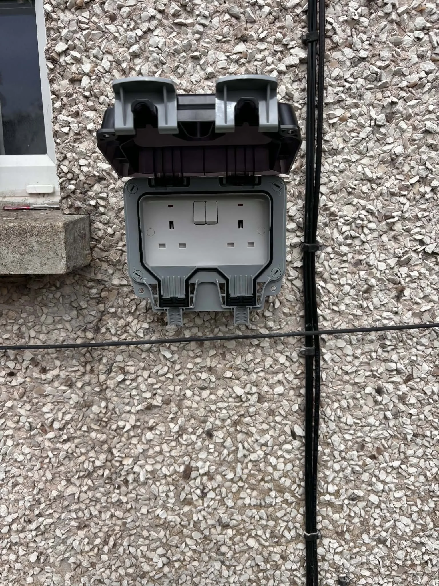 Outdoor Socket Installation