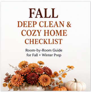 Fall Deep Clean Checklist