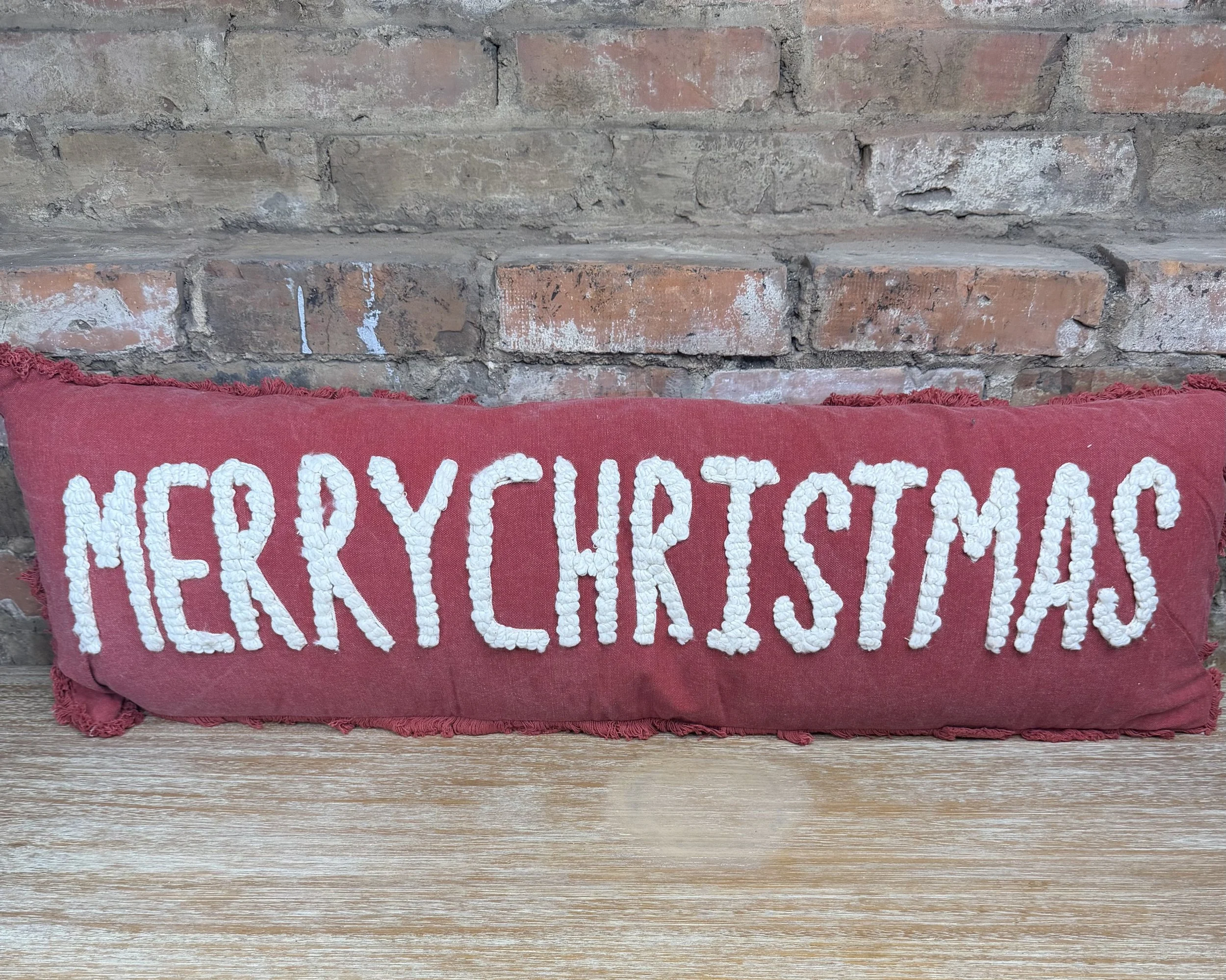Merry Christmas Lumbar Pillow