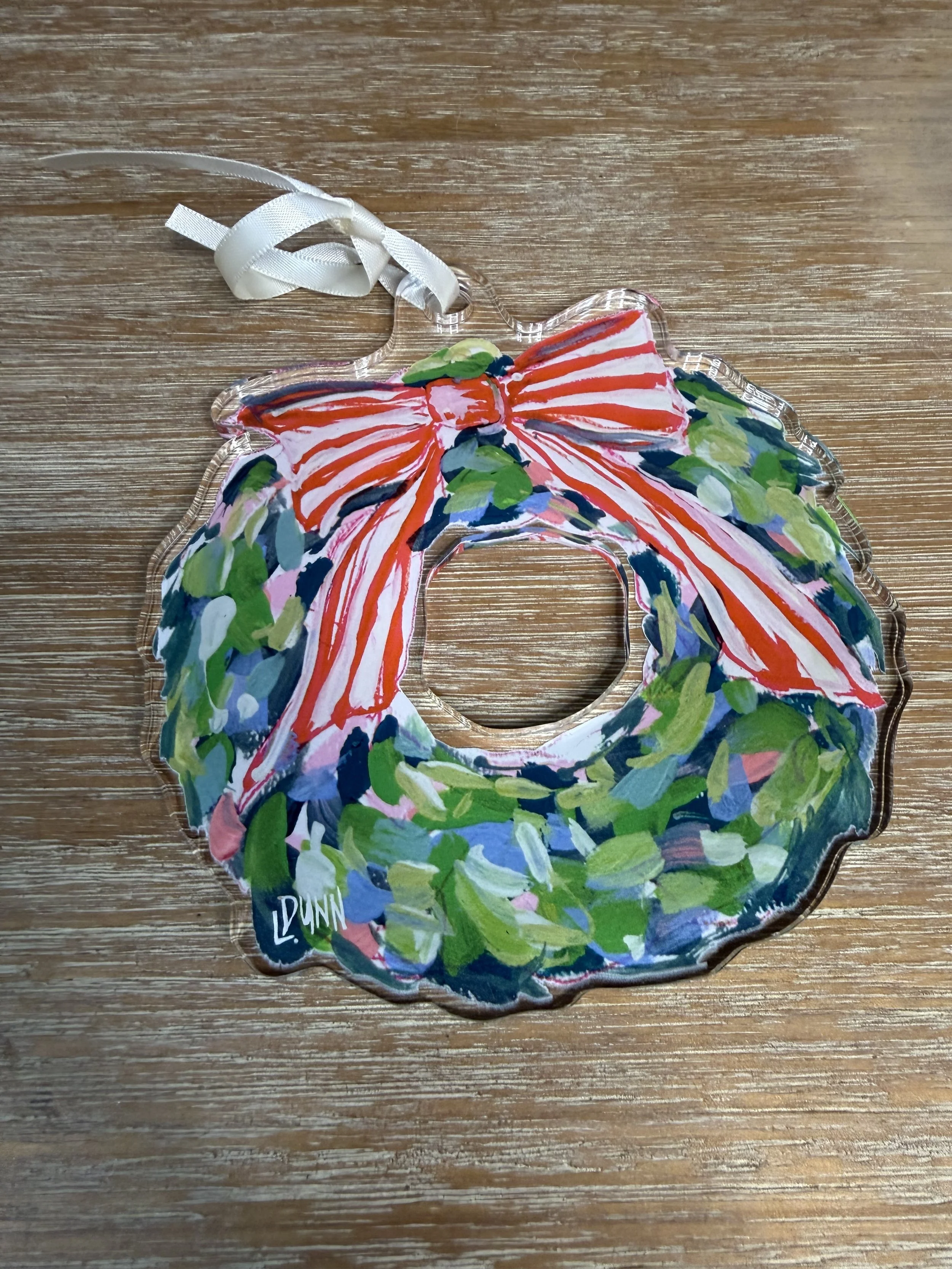 Wreath Acrylic Ornament