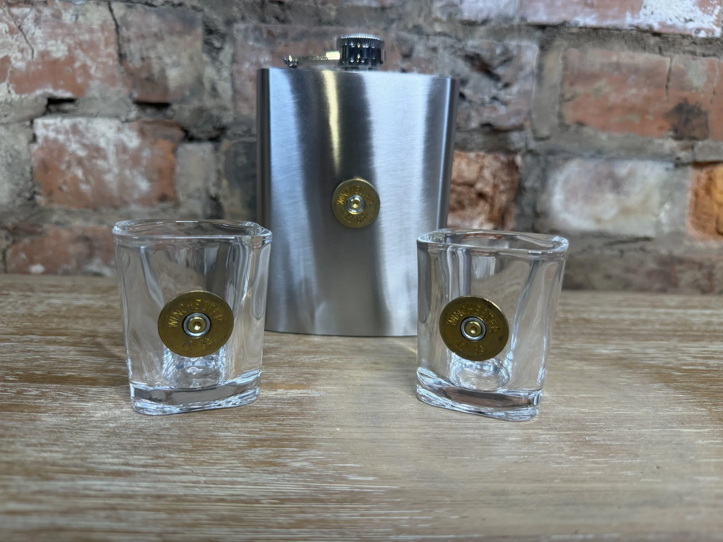 Bullet Flask & Shot Glass Set