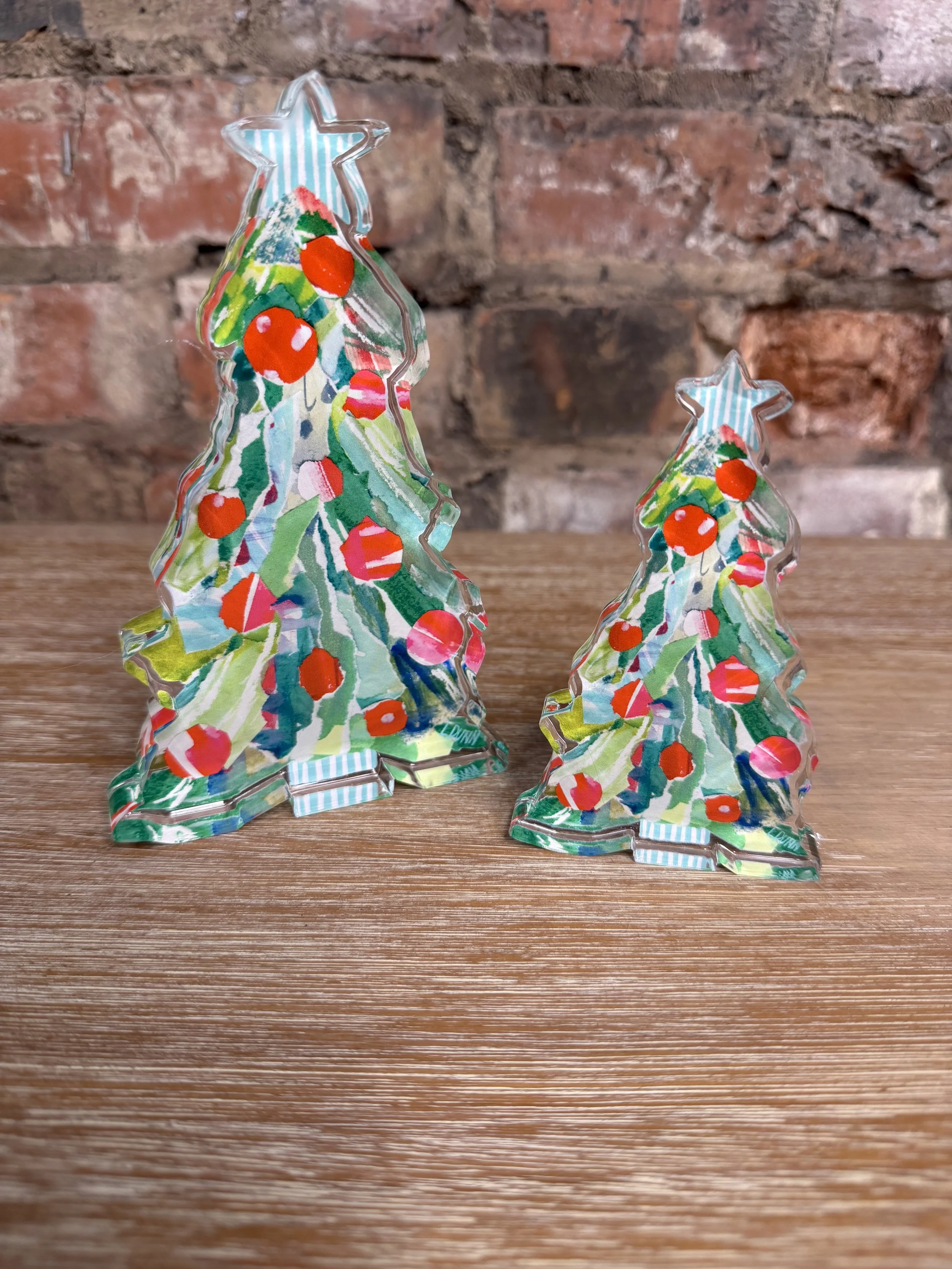 Green Merry Trees (Set of 2)