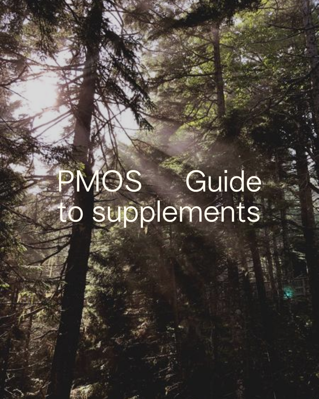 PMOS Guide to Supplements
