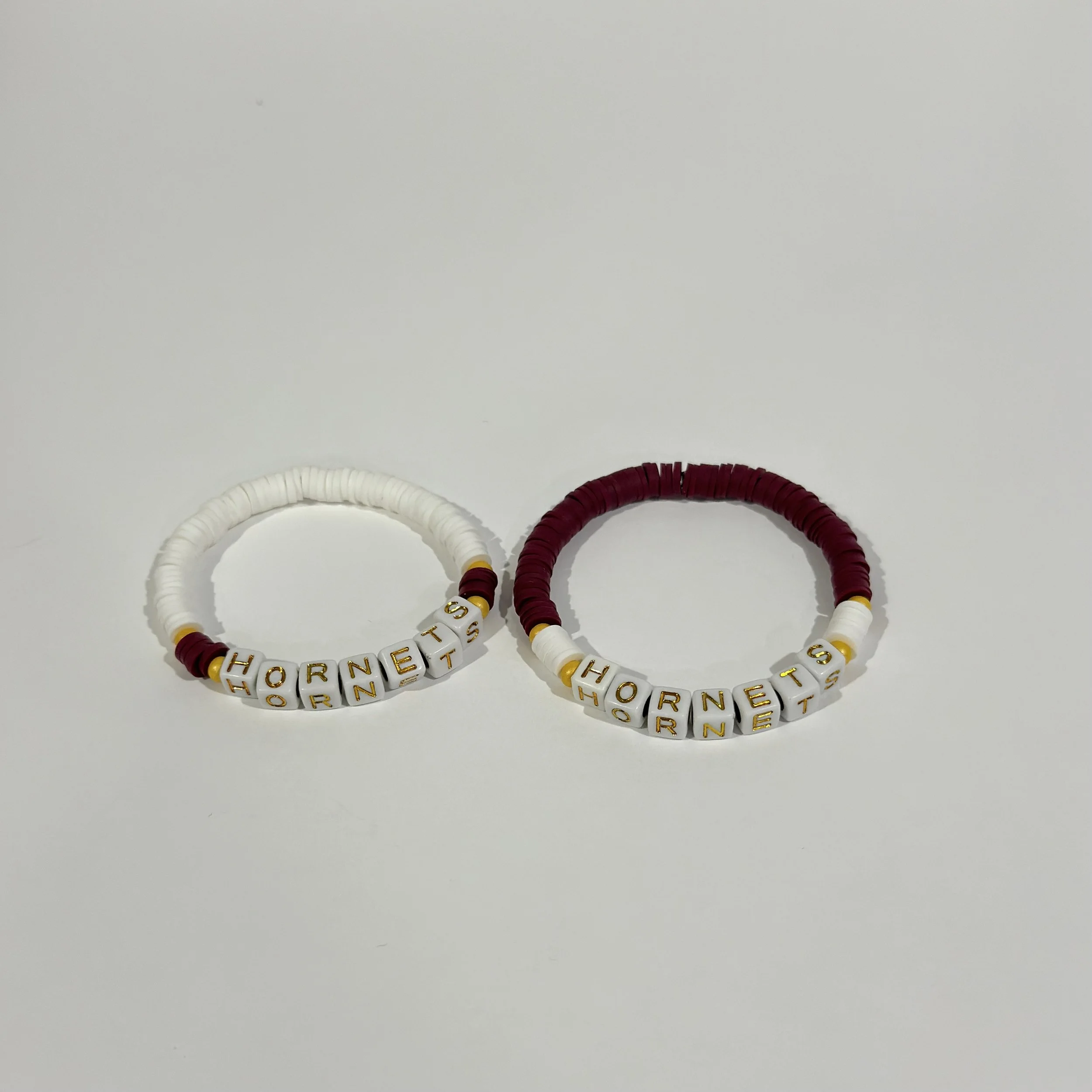 Jr. Hornets Single Football Bracelet