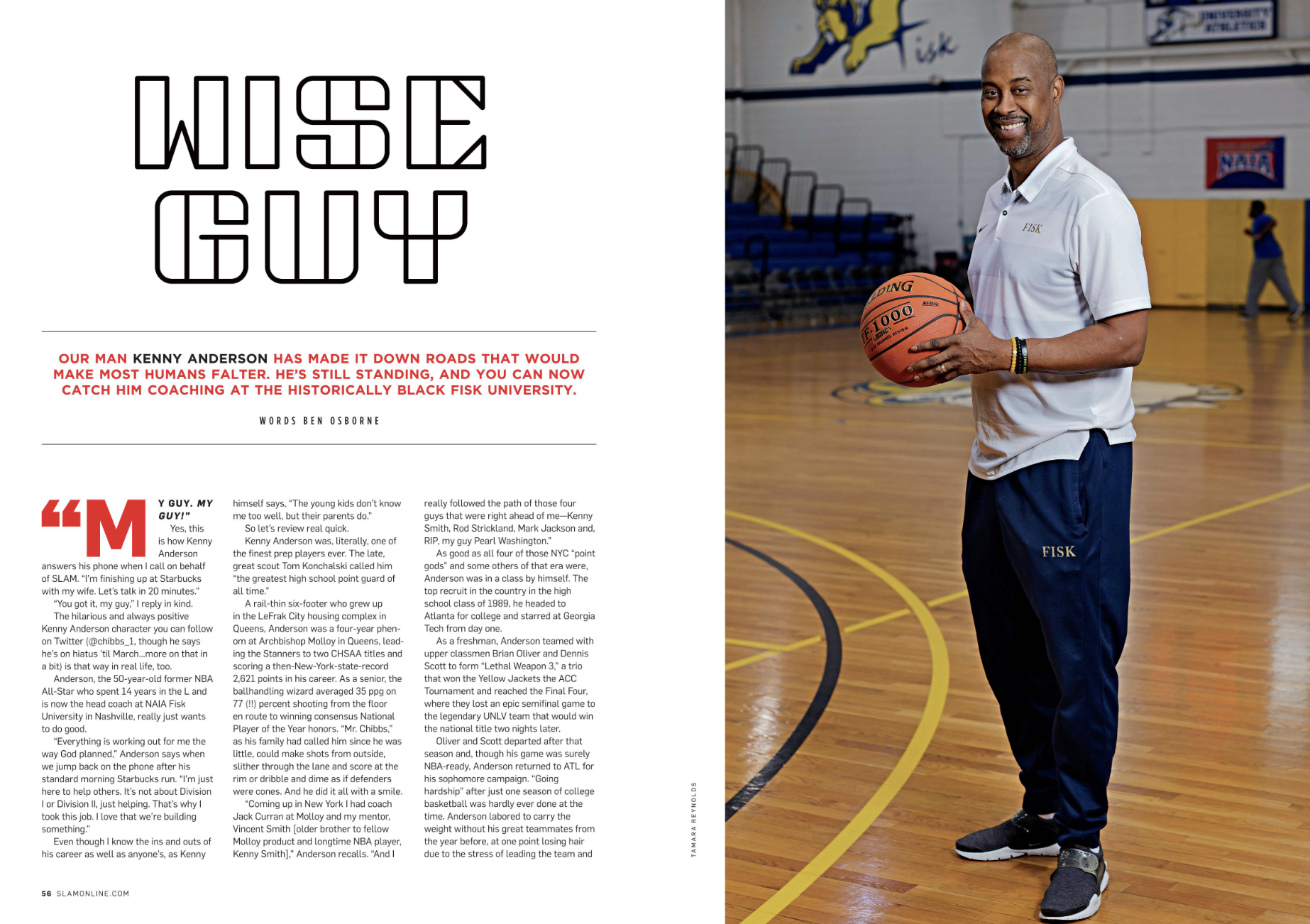 Kenny Anderson, SLAM, 2021