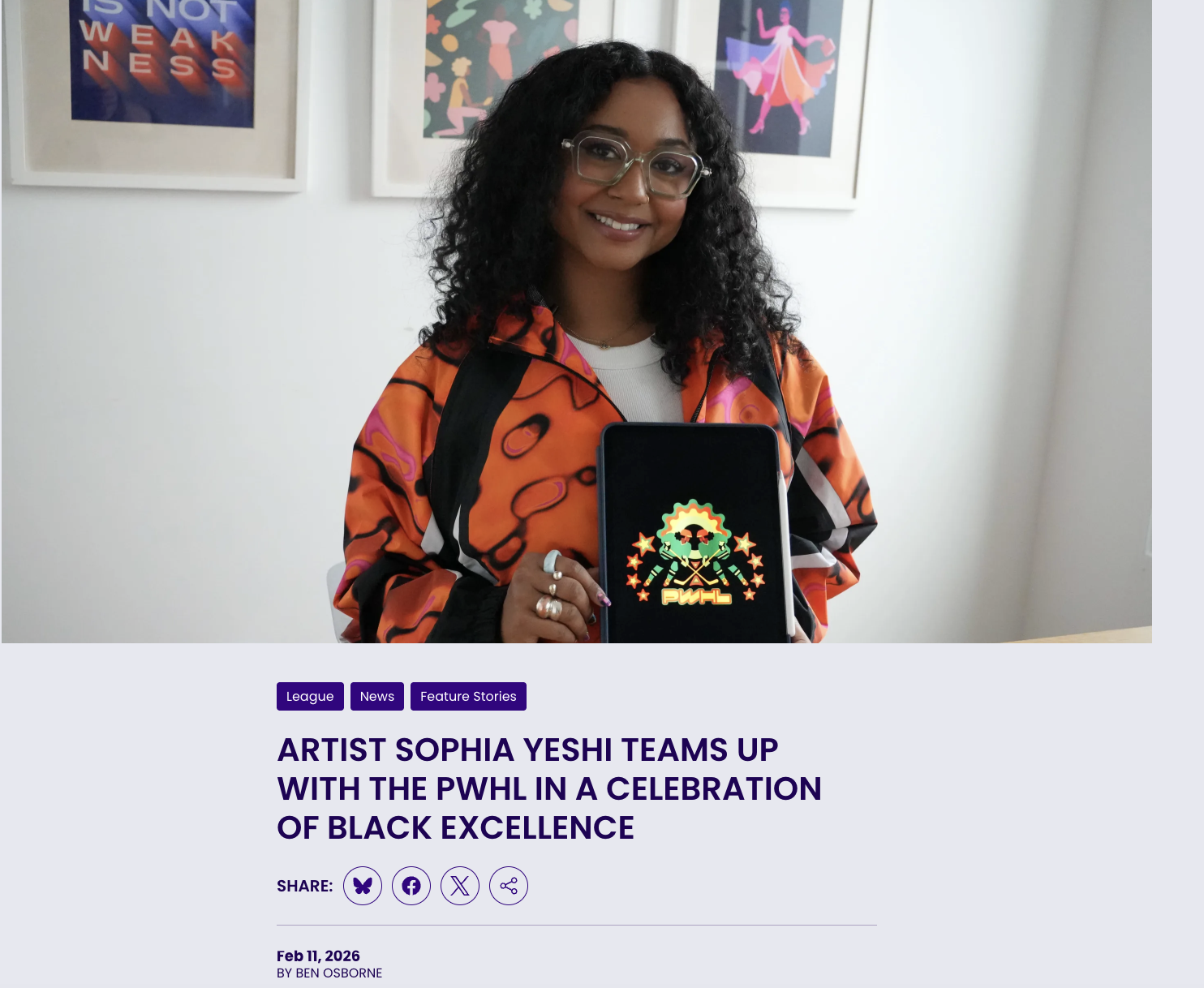 Sophia Yeshi, thepwhl.com, 2026