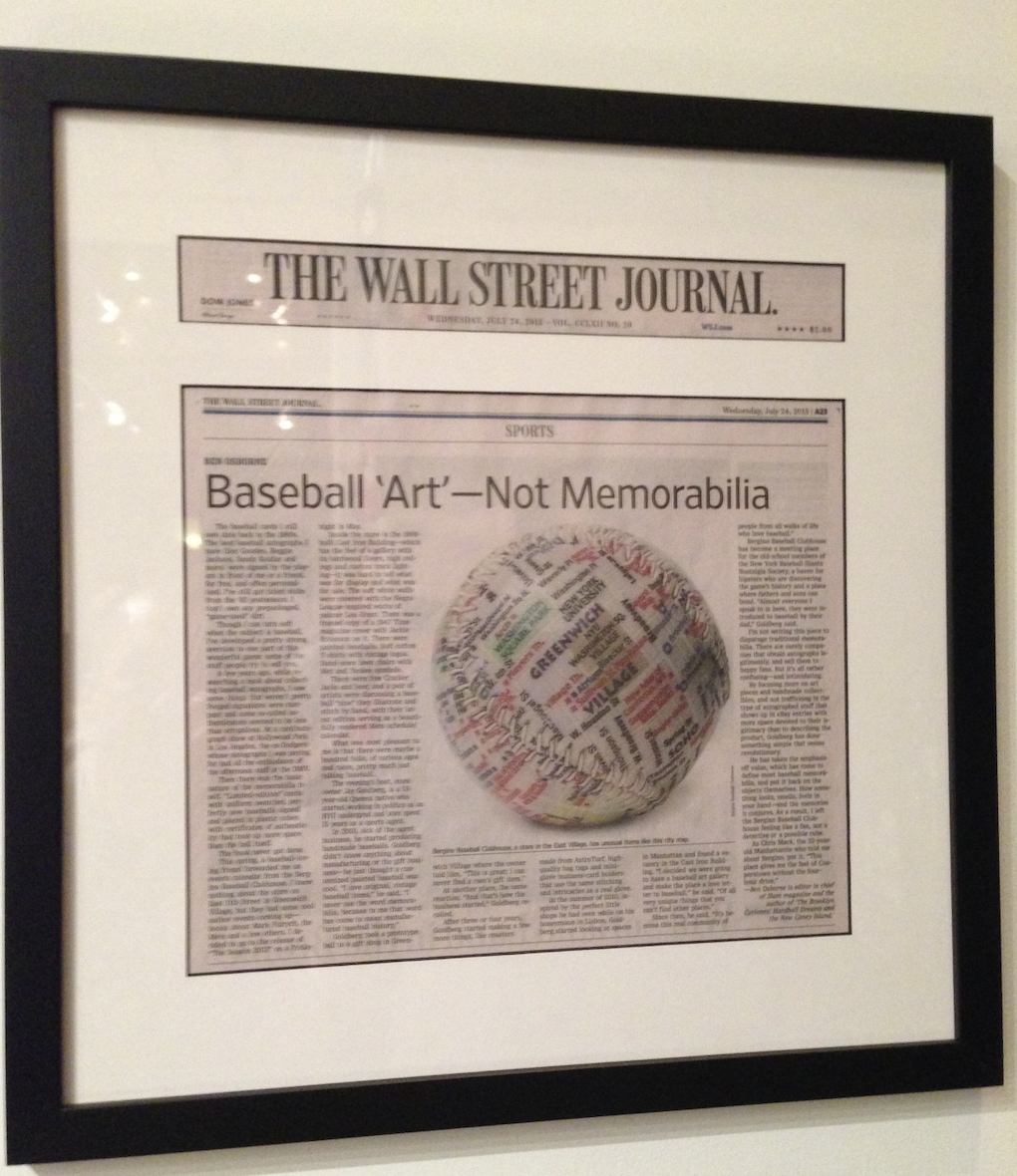 Bergino Baseball Clubhouse, The Wall Street Journal, 2013