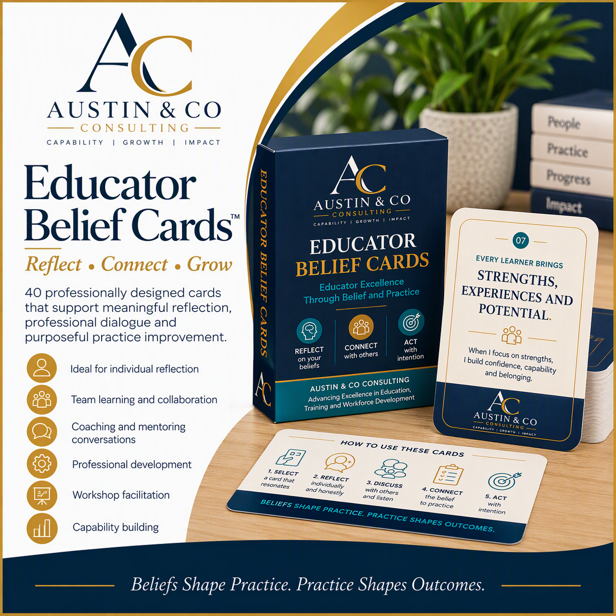 Educator Belief Cards | Reflect. Connect. Grow.
