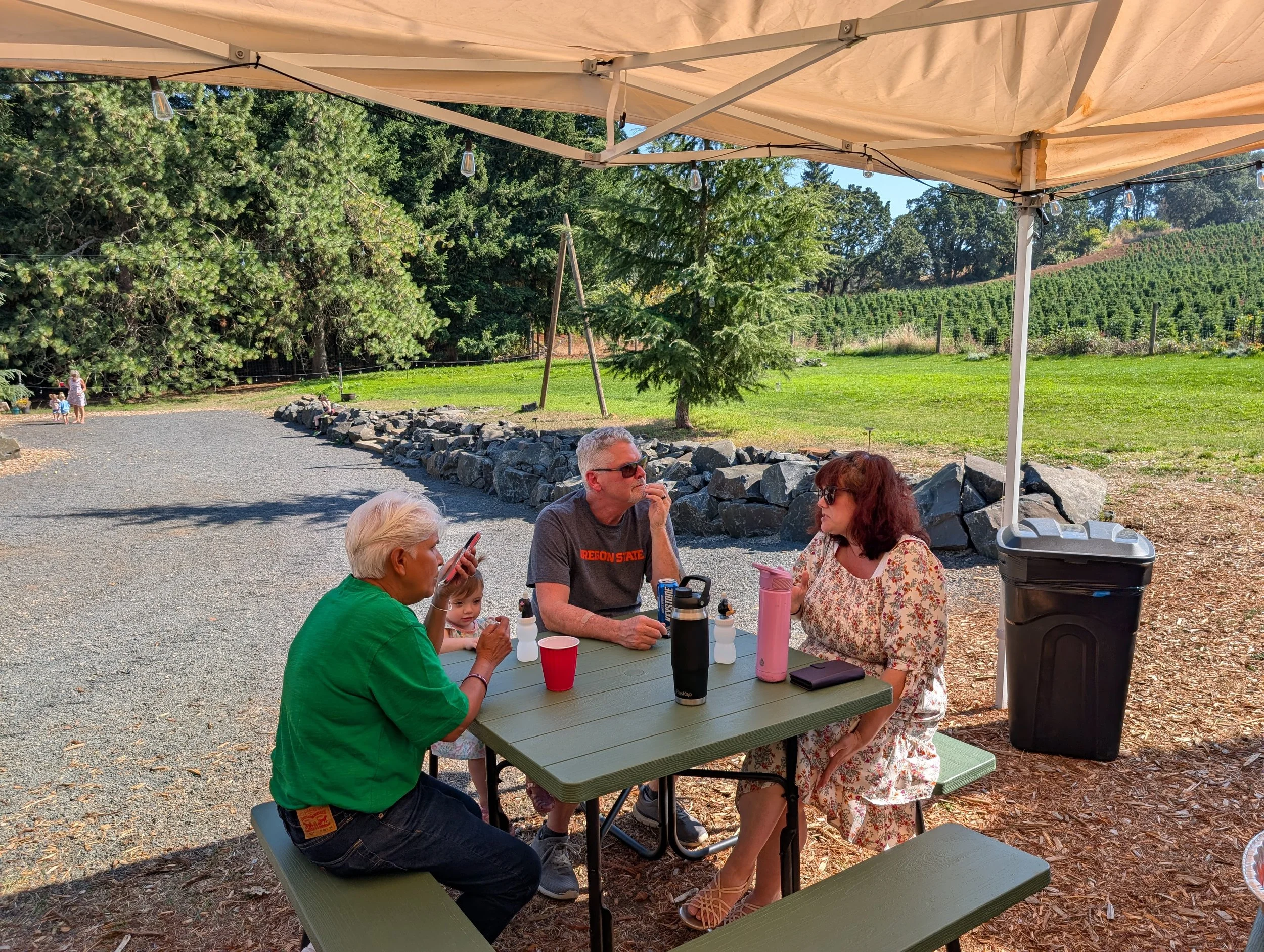 Picnic areas to enjoy the outdoors.